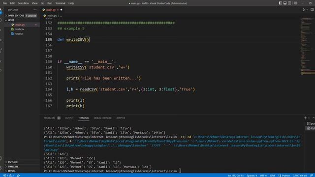 Python Programming - Les 10 - File Operation and Exception Handling смотреть онлайн