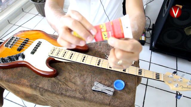 REPARACIÓN preventiva | Fender Elite American Jazz Bass V | straplock смотреть онлайн
