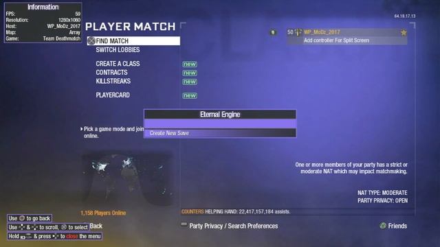 Call Of Duty Black Ops 1 PS3 Eternal Mod Menu Paid V1.2 Showcase! (NEW)