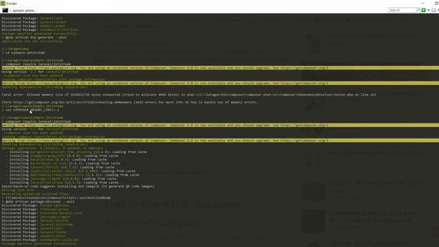 Allowed memory size of 1610612736 bytes exhausted (tried to allocate 4096 bytes) - php - Laravel смотреть онлайн
