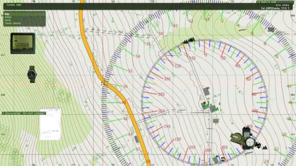 arma 2 Artillery spotter tutorial part 2 with Map Plus and laser Rangefinder addons