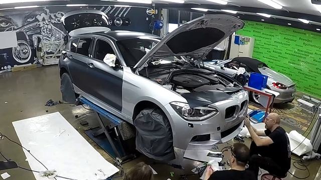 BMW 1-series full wrap, by WTP DEKOR смотреть онлайн