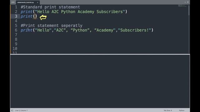 Print & the End Parameter (E2 P2) - Elements of Python смотреть онлайн