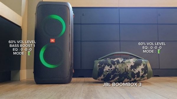 JBL Partybox 310 vs Boombox 3 sound showdown?