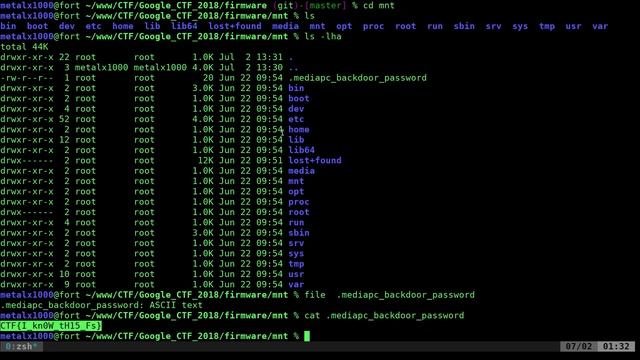 Google CTF FIRMWARE Capture the Flag 8 смотреть онлайн