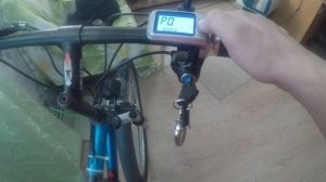 Настройки ручки газа с дисплеем для электровелосипеда