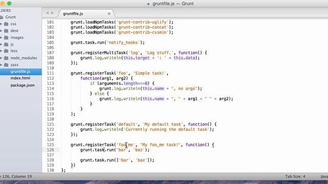 Grunt Tutorial - #14 - Creating Tasks смотреть онлайн