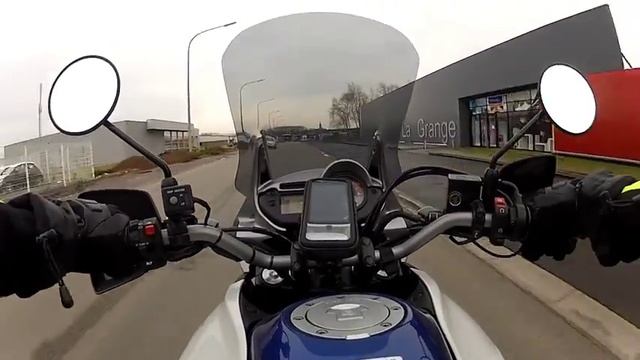 Third ride on Honda Transalp V 700 XL Go Pro HD 2 смотреть онлайн