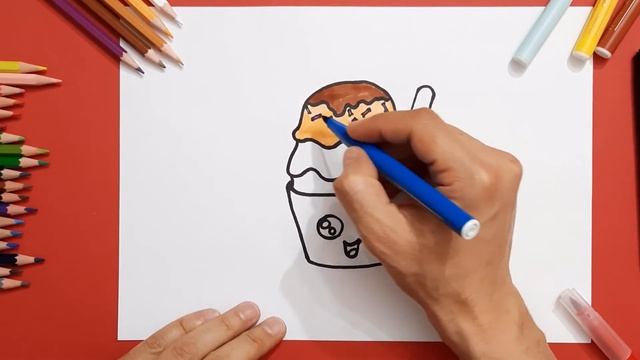 How to Draw Cup Ice Cream Easy смотреть онлайн