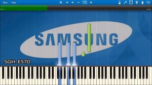 SAMSUNG MOBILE STARTUP & SHUTDOWN SOUNDS IN SYNTHESIA