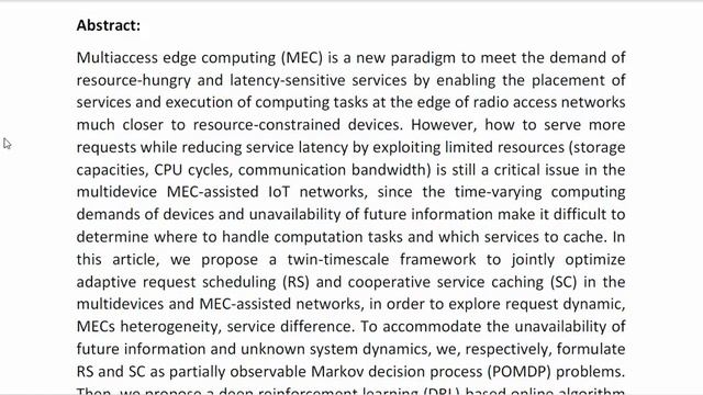 Adaptive Request Scheduling and Service Caching for MEC Assisted IoT Networks An Online Learning Ap смотреть онлайн