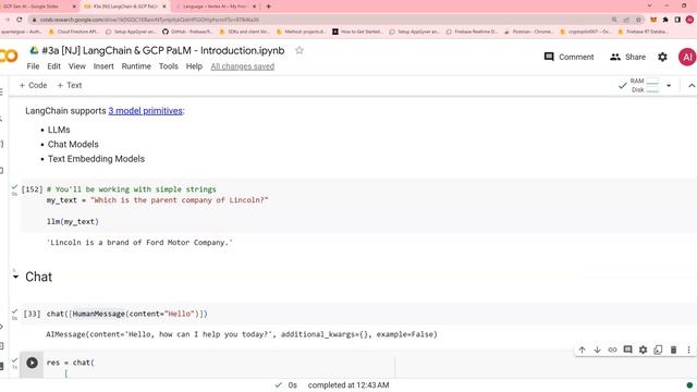 LangChain & Vertex AI PaLM Getting Started - Google Cloud - DIY#5 смотреть онлайн
