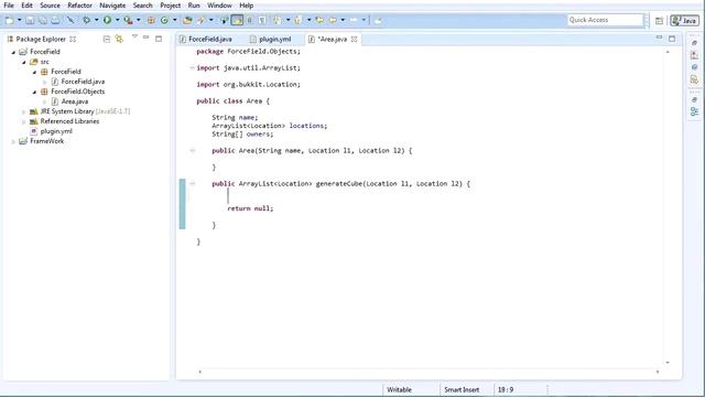 Bukkit Plugin Java Tutorial | Area Protection Plugin Part 1 смотреть онлайн
