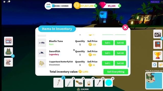 Fishing Simulator, fish index Port Jackson - ROBLOX смотреть онлайн