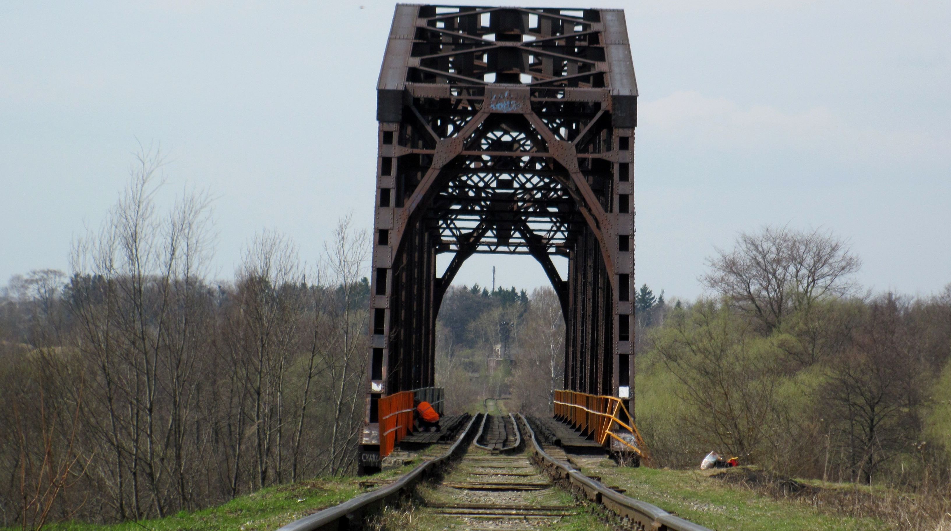 Стальмост в Шуе через реку Теза смотреть онлайн