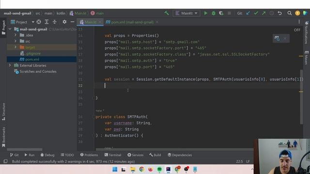 Programando envio de e-mail (gmail) | Guia para Java e Kotlin смотреть онлайн