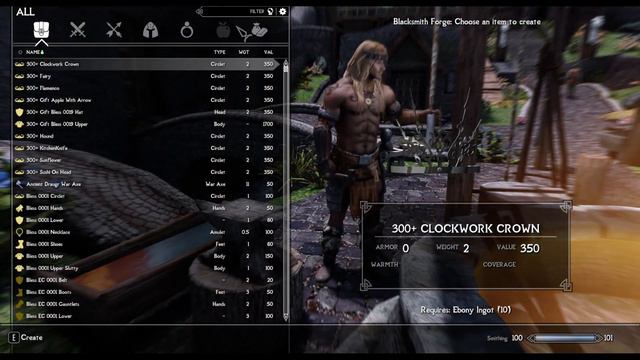 Skyrim - Trielek Daedric Armor & Weapons - CBBE, 3BA, Physics