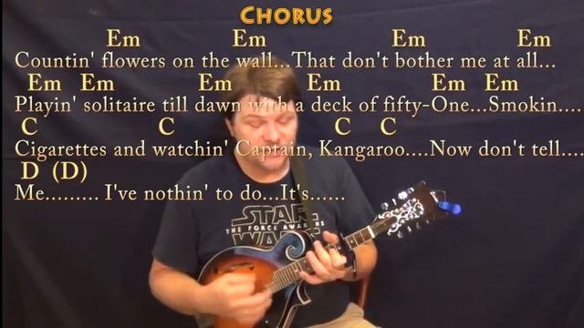 Flowers on the Wall (Statler Brothers) Mandolin Cover Lesson with Chords/Lyrics - Capo 4th смотреть онлайн