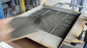 Вибропресс Булат. Производство плитки Старый город