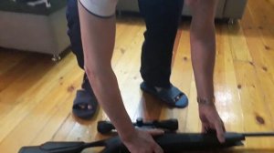 Хатсан и подвижный прицел в сборе, Отстрел в хронограф.