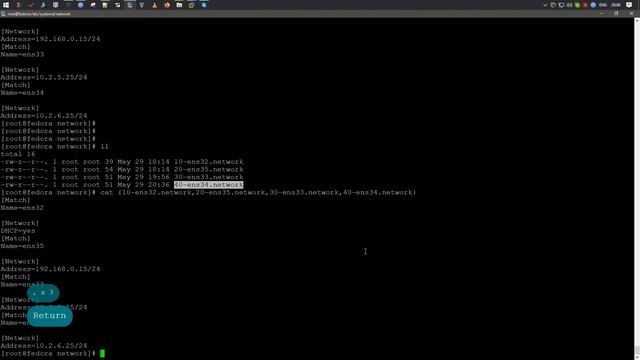 Настройка статического IP-адреса в Fedora [ systemd-networkd ] смотреть онлайн