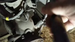 Замена передней пружины подвески, Ситроен Ксара Пикассо.#ремонтавто