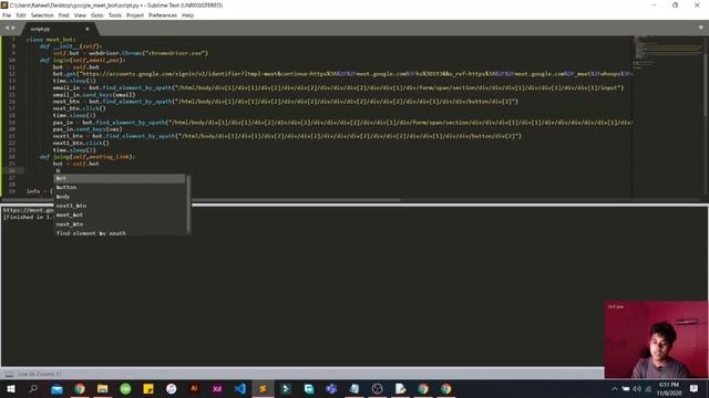 GOOGLE MEET BOT ATTENDED MY MEETINGS | Python Bots смотреть онлайн