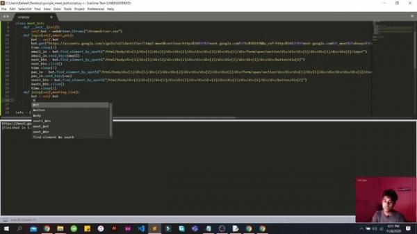 GOOGLE MEET BOT ATTENDED MY MEETINGS | Python Bots