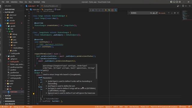 Flutter Audio Player - Вывод всех аудио записей смотреть онлайн