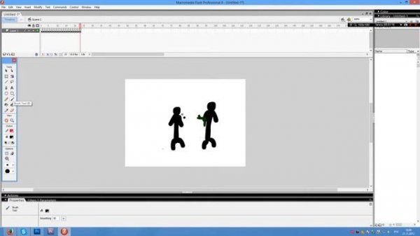 Как делать мультики в Macromedia Flash 8 #1 (Туториал)