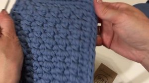 Интересная идея вязаного ковра из трикотажной пряжи |  Soft Decor - Татьяна Чакур