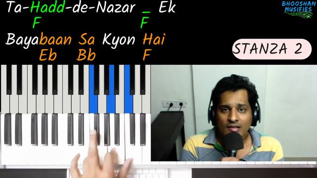 Hindi Song Chords Piano Keyboard Tutorial | Piano Lesson for Beginners | Online Music Classes смотреть онлайн