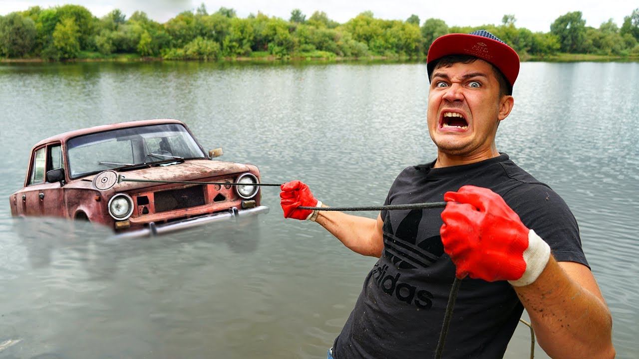 Эти жуткие находки мы подняли на магнитной рыбалке, где затонул жигули!