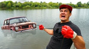 Эти жуткие находки мы подняли на магнитной рыбалке, где затонул жигули!