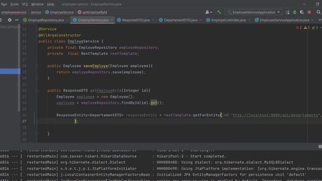 Comunicación con el microservicio departament y probar con Postman-Microservicios en Spring Boot смотреть онлайн