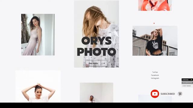 Orys - Creative Photography Theme WordPress смотреть онлайн