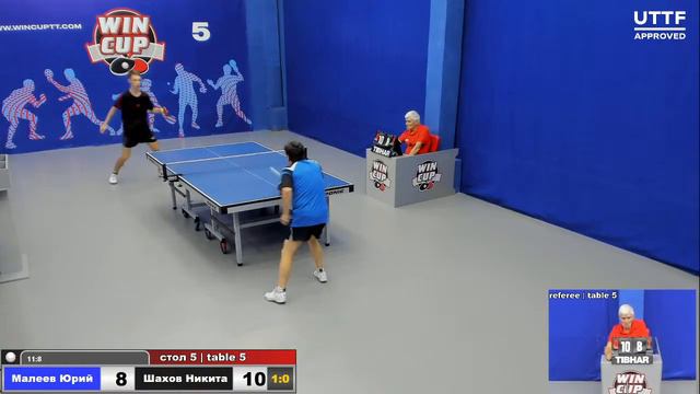 09:00 Малеев Юрий 3-1 Шахов Никита стол 5 ЮГ-2 04.09.20 смотреть онлайн