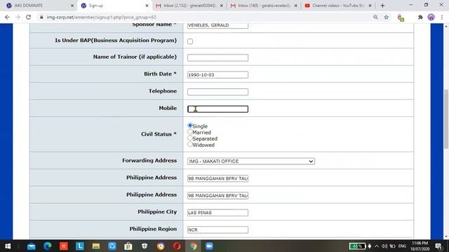 HOW TO FILL UP THE ONLINE IMG MEMBERSHIP FORM смотреть онлайн
