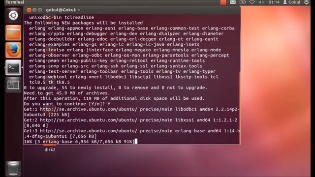 Erlang Shell Installation On Ubuntu смотреть онлайн