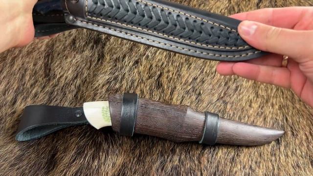 Ножи из стали CPM REX121 и M390 | Обзор на интересные выполненные заказы смотреть онлайн