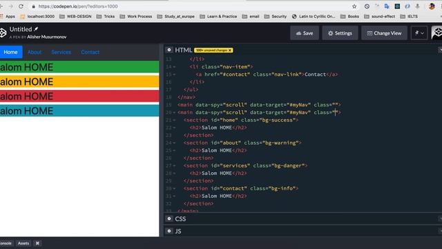 #19 - Bootstrap scrollspy смотреть онлайн