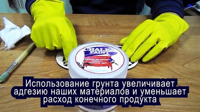 Декорируем ёлочные украшения красками металлик "Chalky Paint". смотреть онлайн