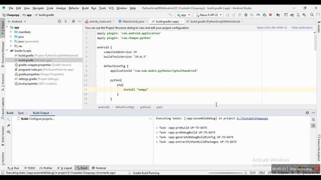 How To Import Python Library In Chaquopy Android Studio смотреть онлайн
