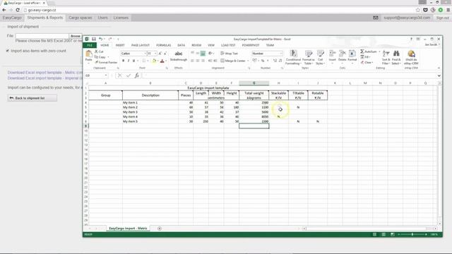 Rakomány tételek importálása Microsoft Excelből смотреть онлайн