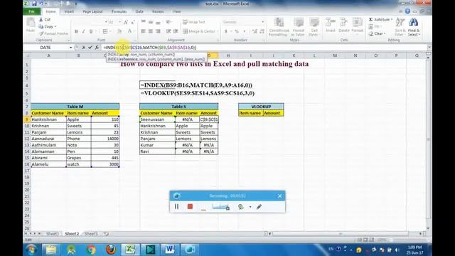 How to pull the date using Index,Match & vlookup Function in Excel tutorial | Advance Excel Tutoria смотреть онлайн