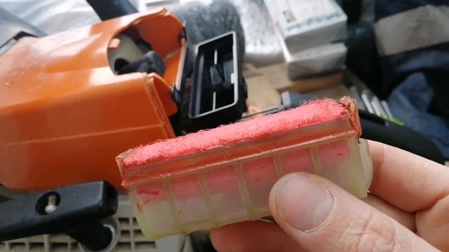 Штиль Ms 210 пробую модернизировать воздушный фильтр смотреть онлайн