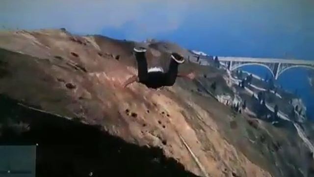 GTA5 Moon Gravity Cheat: Close Proximity Skydive/Basejump смотреть онлайн