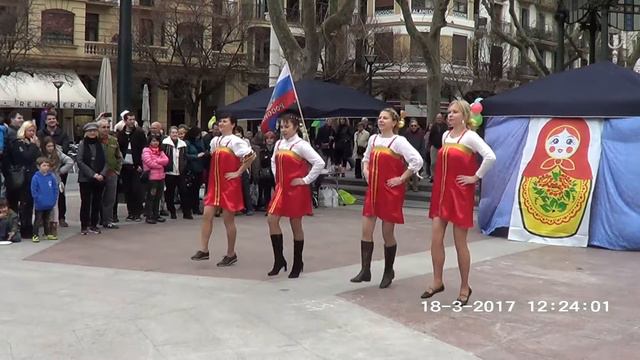 Кадриль Масленица 18 марта 2017. Сан-Себастьян. Страна Басков смотреть онлайн