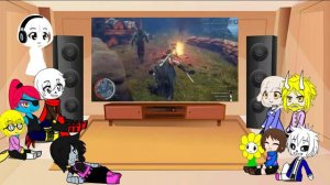 Реакция UNDERTALE на мармока《Без костей?》+ На мультфильм Стальной монстр ||Gacha club||