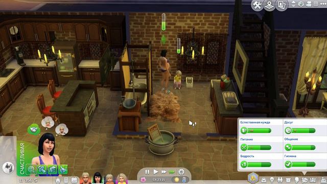 The Sims 4 - ЧЕЛЛЕНДЖ - "ДИСНЕЙ" - РОЖДЕНИЕ ТРЕТЬЕГО ГНОМИКА смотреть онлайн